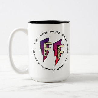 Logo "Fizzze Force" Zweifarbige Tasse