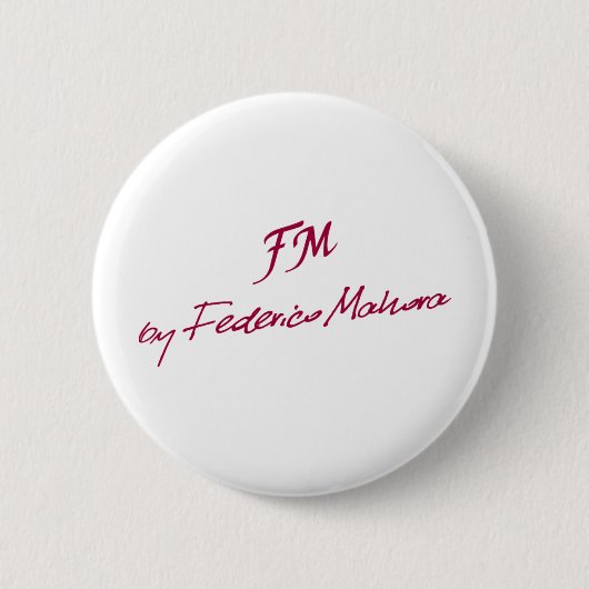 Logo [FM DURCH FEDERICO MAHORA] Button (Vorderseite)