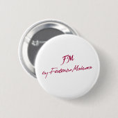 Logo [FM DURCH FEDERICO MAHORA] Button (Vorne & Hinten)