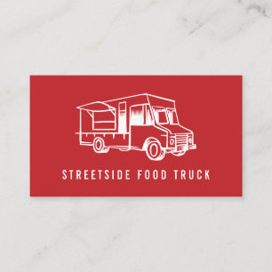 Logo "Food Truck Rot" Visitenkarte