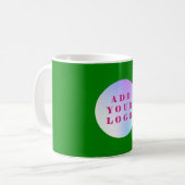 Logo "Forest Green Business" Kaffeetasse (Vorderseite Links)