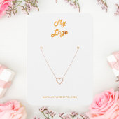 Logo-Foto-Anzeigetafel für Weißgold Ohrring