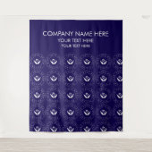 Logo-Foto-Banner für benutzerdefinierte Unternehme Wandteppich (Vorderseite)