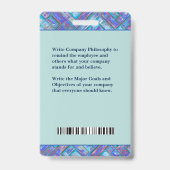 Logo "Foto Bar für Krankenhausmitarbeiter" Ausweis (Rückseite)