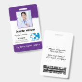 Logo & Foto & BarCode-ID für kundenspezifische Kra Ausweis (Vorder- & Rückseite)