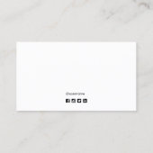 Logo-Foto Berufliche Visitenkarte hinzufügen (Rückseite)