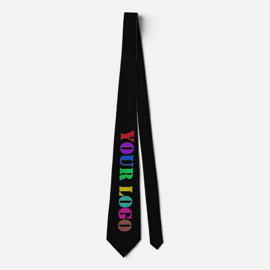 Logo Foto Colors Business Werbefilm Neck Tie Krawatte (Vorderseite)