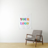 Logo Foto Colors Tapestry Werbung Wandteppich (Beispiel)