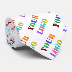 Logo Foto Farben Werbung Business Neck Tie Krawatte