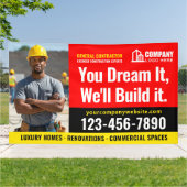 Logo-Foto für Baustellen Rot-Schwarz-Werbung Banner (Außenbereich)