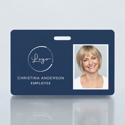 Logo-Foto für Navy Blue Employee Corporate Work Ausweis