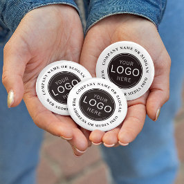 Logo-Foto für Unternehmen Modernes Design Button