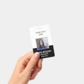 Logo-Foto-ID-Abzeichen für Mitarbeiter Ausweis (Handheld)