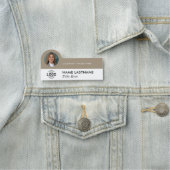 Logo-Foto-ID Modernes Unternehmen in der Region Be Namensschild (Beispiel)