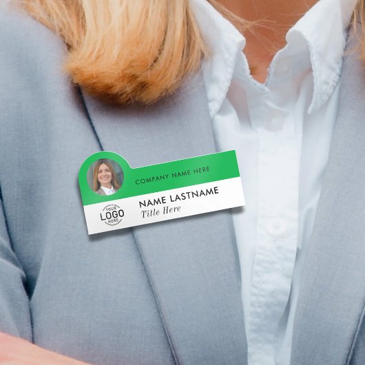 Logo-Foto-ID Modernes Unternehmen Titel Namensschild