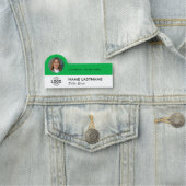 Logo-Foto-ID Modernes Unternehmen Titel Namensschild (Beispiel)