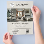 Logo-Foto Innenarchitekt Professional Flyer (Hand)