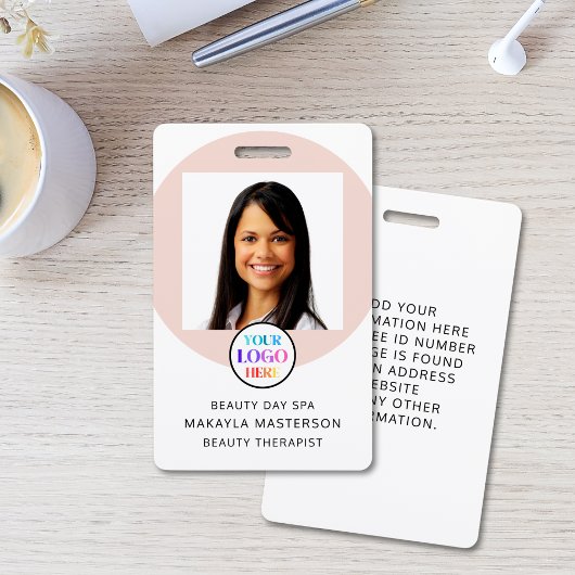 Logo-Foto-Mitarbeiter-ID Ausweis