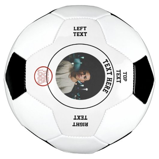 LOGO-Foto Personalisiert Fußball (Gedreht)