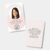 Logo-Foto Pink-ID Ausweis (Vorder- & Rückseite)