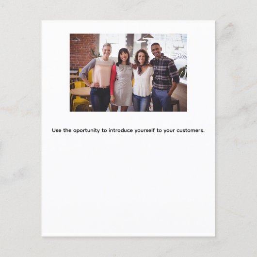 Logo-Foto qr-Codeinstagramm Flyer (Hinten)