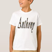 Logo für Anthony Name, T-Shirt (Vorderseite)