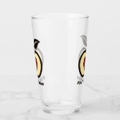 Logo für Apple & Heart Red & Black Food to Groove Glas (Links)