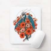 Logo für asiatische Drachen Mousepad (Mit Mouse)