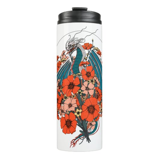 Logo für asiatische Drachen Thermosbecher (Vorderseite)