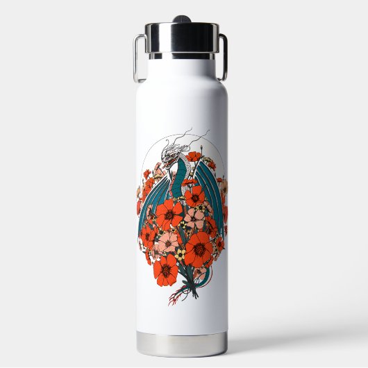Logo für asiatische Drachen Trinkflasche (Vorderseite)