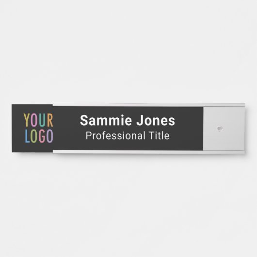 Logo für austauschbare Bürotür-Namensschilder Türschild (Vorderseite )