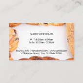 Logo für Bäckereien | Pastries Visitenkarte (Rückseite)