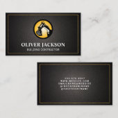 Logo für Baufahrzeuge | Entwicklung von Immobilien Visitenkarte (Vorne/Hinten)