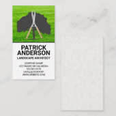 Logo für Baumhecke-Clippers | Graslandschaft Visitenkarte (Vorne/Hinten)