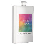 Logo für benutzerdefinierbare Unternehmen hier Vor Flachmann (Rechts)