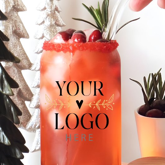 Logo für benutzerdefinierte Druckaufträge Dosenglas