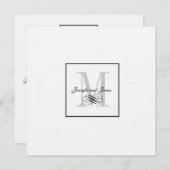 Logo für benutzerdefinierte Einladungen für Hochze (Vorne/Hinten)