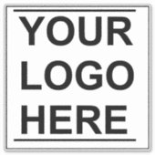 Logo für benutzerdefinierte Gepäckstücke | Wasserd Aufkleber (Vorderseite)