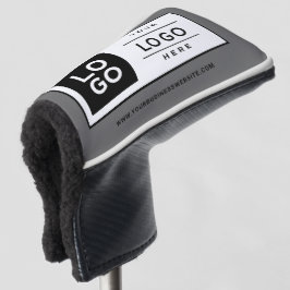 Logo für benutzerdefinierte graue Unternehmen Golf Headcover