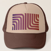 Logo für benutzerdefinierte Linien, Tan und Braun Truckerkappe (Vorderseite)
