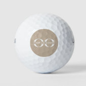 Logo für benutzerdefinierte Markenbezeichnungen Golfball (Vorderseite)