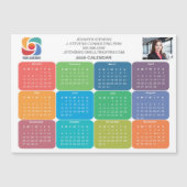 Logo für benutzerdefinierte Unternehmen 2026 Busin Magnetkarte (Vorderseite)