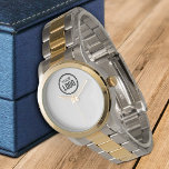 Logo für benutzerdefinierte Unternehmen Armbanduhr<br><div class="desc">Personalisieren Sie eine Uhr mit dieser einfachen und minimalistischen Logo-Vorlage,  und fördern Sie Ihr Unternehmen oder Ihr Unternehmen,  um die Leads zu erhöhen und mehr Umsatz zu generieren. Fügen Sie Ihr Logo hinzu. Wenn Sie Hilfe oder passende Elemente benötigen,  wenden Sie sich bitte an mich</div>
