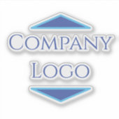 Logo für benutzerdefinierte Unternehmen Aufkleber (Vorderseite)