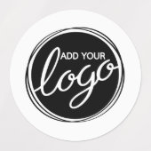 Logo für benutzerdefinierte Unternehmen Etiketten (Design 2)