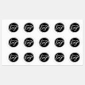 Logo für benutzerdefinierte Unternehmen Etiketten (Blatt)