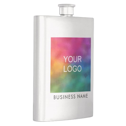 Logo für benutzerdefinierte Unternehmen Flachmann (Rechts)