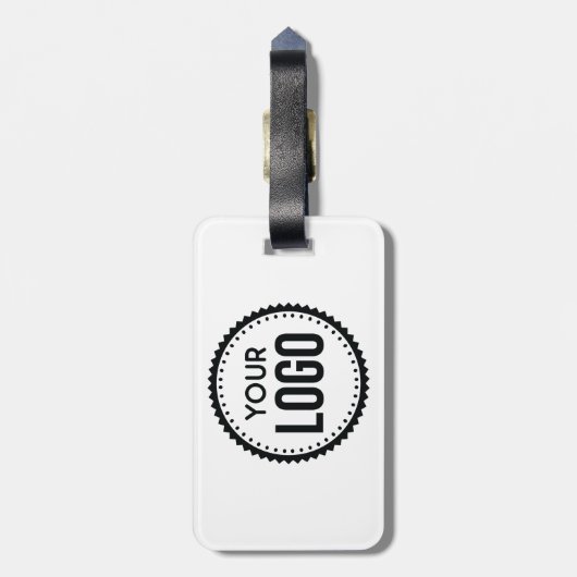 Logo für benutzerdefinierte Unternehmen Gepäckanhänger (Rückseite vertikal)