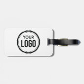 Logo für benutzerdefinierte Unternehmen Gepäckanhänger (Rückseite horizontal)