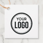 Logo für benutzerdefinierte Unternehmen Geschenkanhänger (Vorderseite)